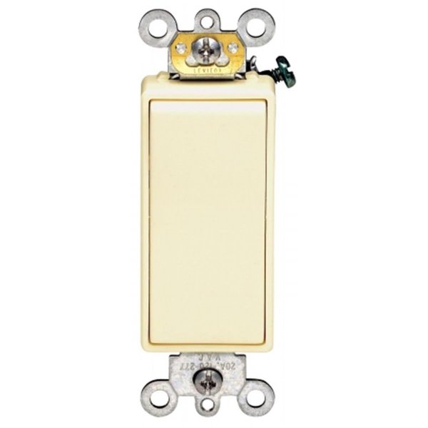 Gorgeousglow Ivory 20 Amp Decora Plus Rocker AC Quiet Switch GO649301